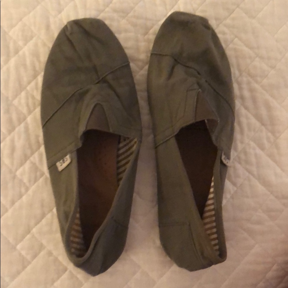 Gray Slip Ons
